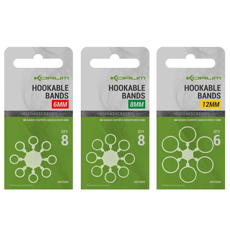 Korum Smokescreen Hookable Bands